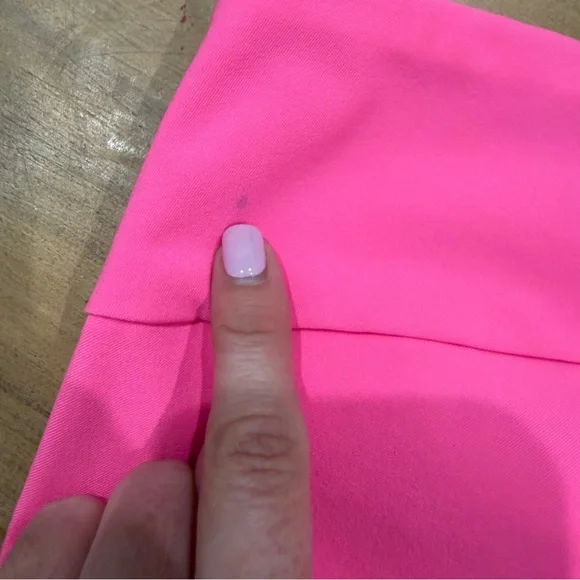 Lilly Pulitzer Luxletic Bright Pink Pull On Stretch Pants 14 - Picture 9 of 11